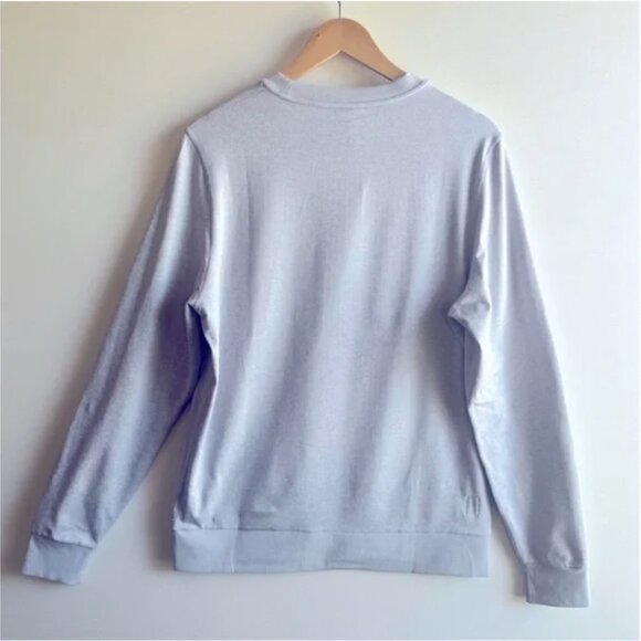 Vuori Mens Ponto Performance Dreamknit Crew Platinum Heather M - Picture 11 of 13